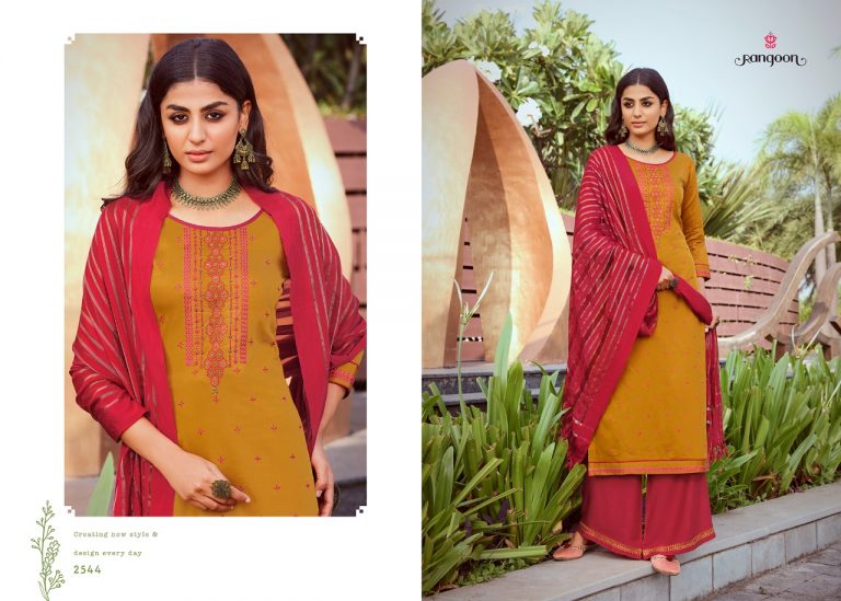 TYOHAAR BY RANGOON LAUNCHING JAM SILK WITH EMBROIDERY WORK COLLECTION ...