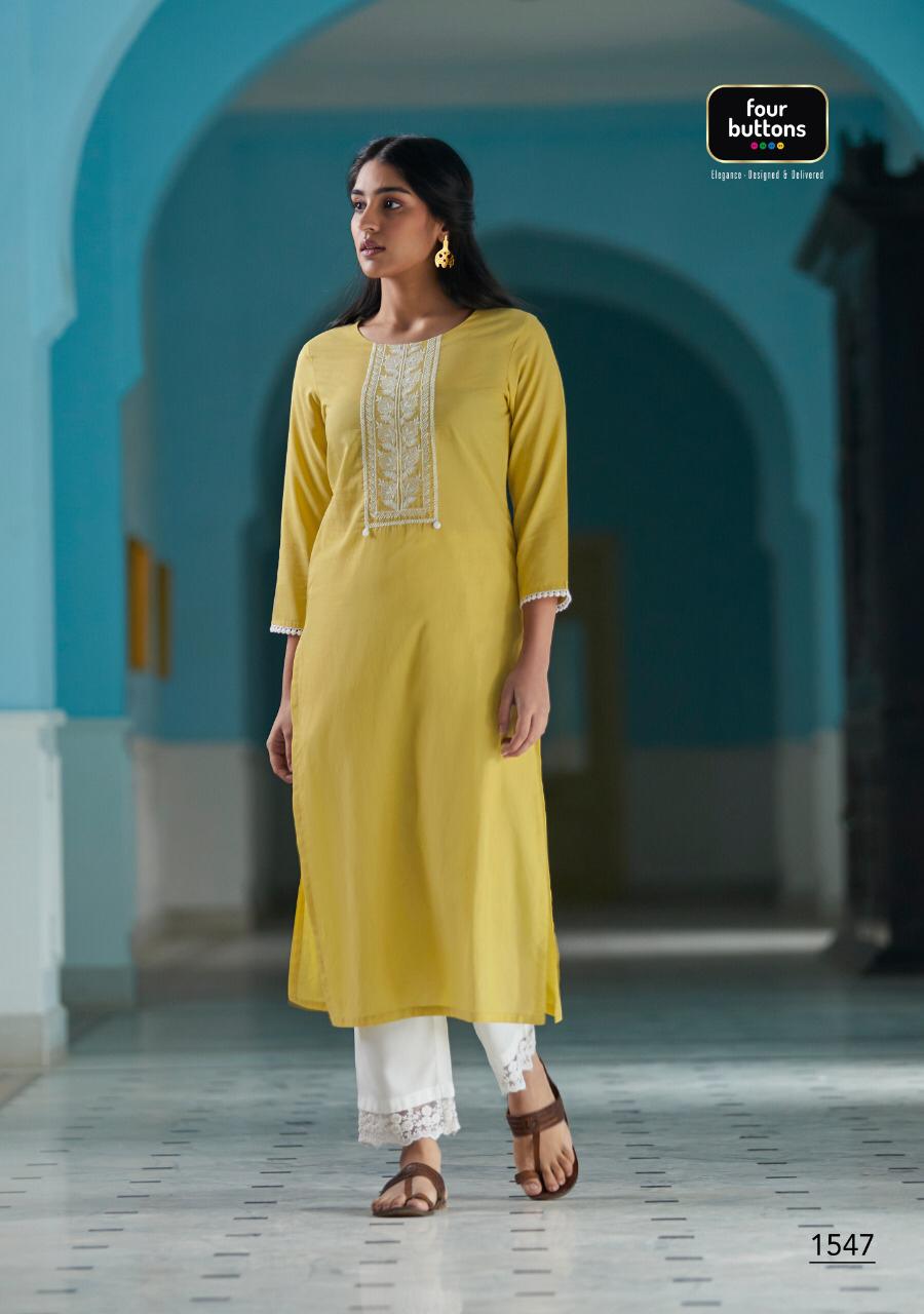 Buy OK Creation Orange With front Button stitched Cotton Kurta/Kurtis for  womenS And Girls Online @ ₹399 from ShopClues